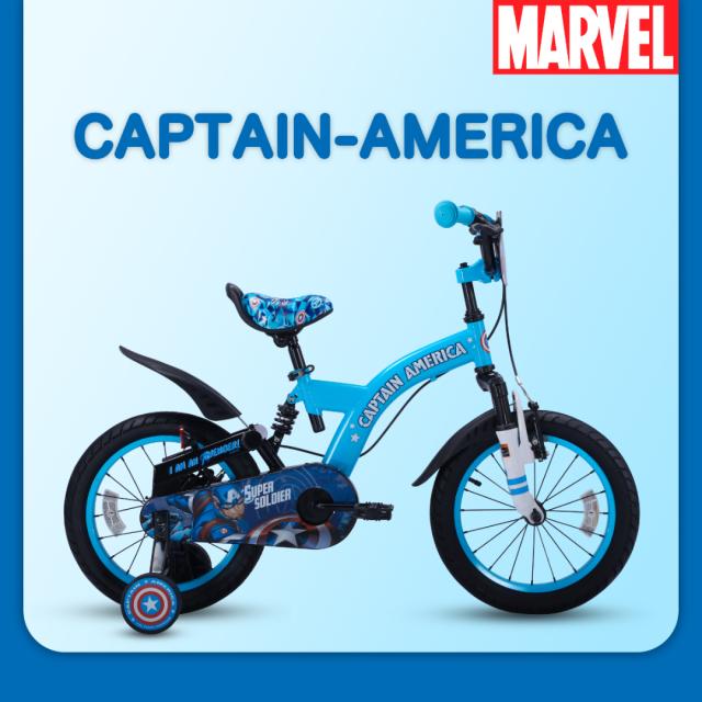 日本先行発売】MARVEL(マーベル) 18インチ 子供自転車 補助輪 スタンド
